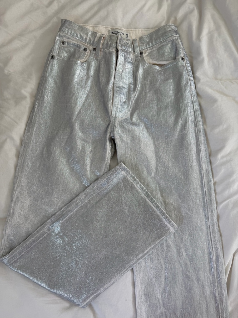 Abercrombie 90s Relaxed Jeans - Silver